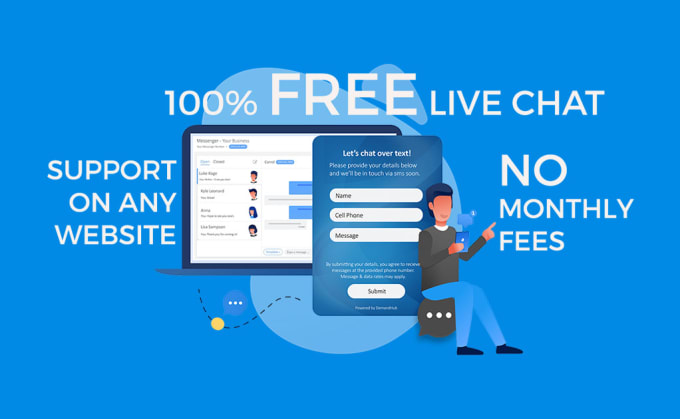 Free live chat for your website