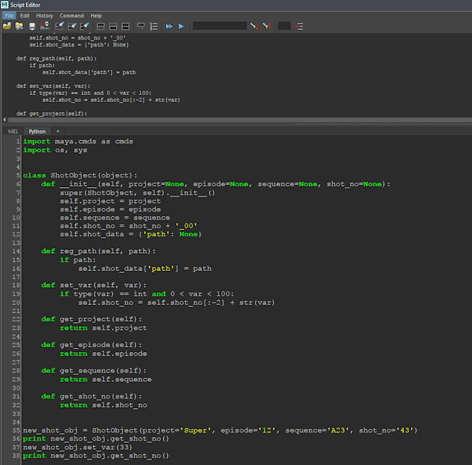 write python scripts or tools for maya