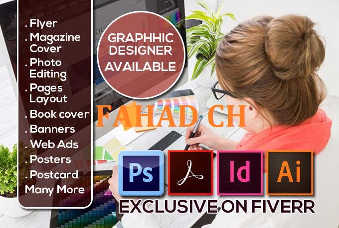 do any graphic design work in few minutes