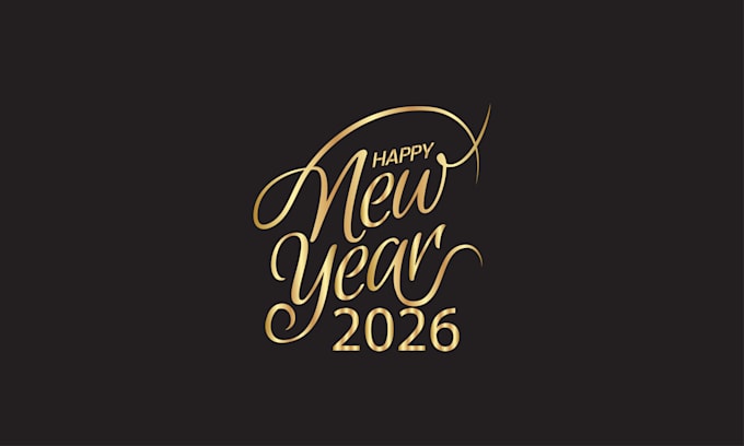 add new year 2025 on your logo or picture