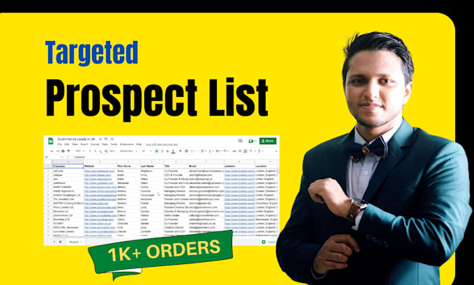 do b2b lead generation and prospect list building for cold outreach