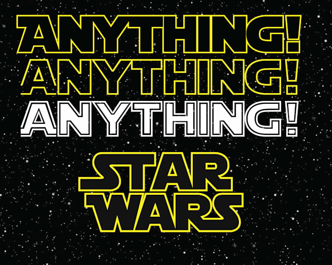 create star wars style wording