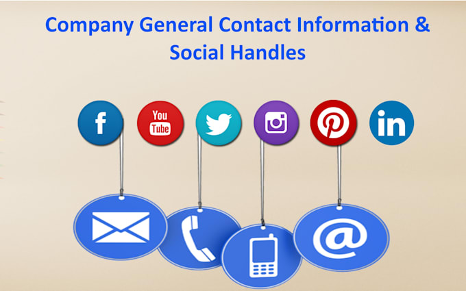 find company general contact information