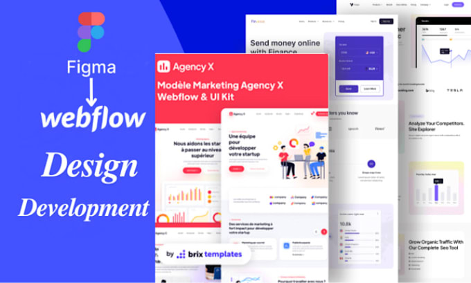 design, redesign, fix, update, migrate any design to  webflow