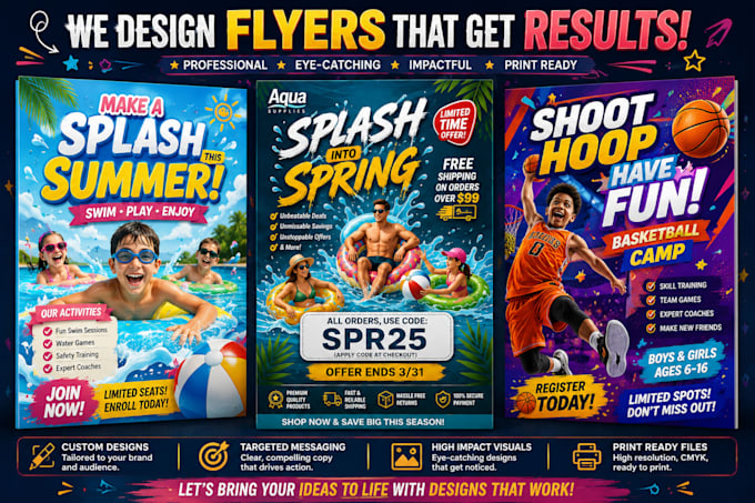 design a professional flyer for your business in 24 hours