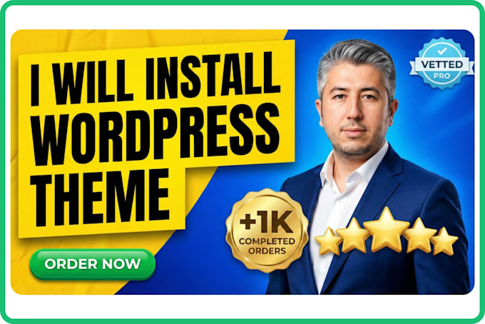 install wordpress theme and demo content