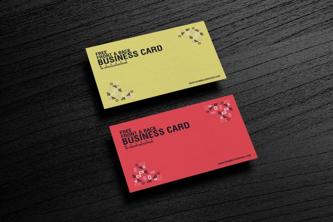 Create A Realistic 3d Mockup Of Your Business Card By Hxrmedia