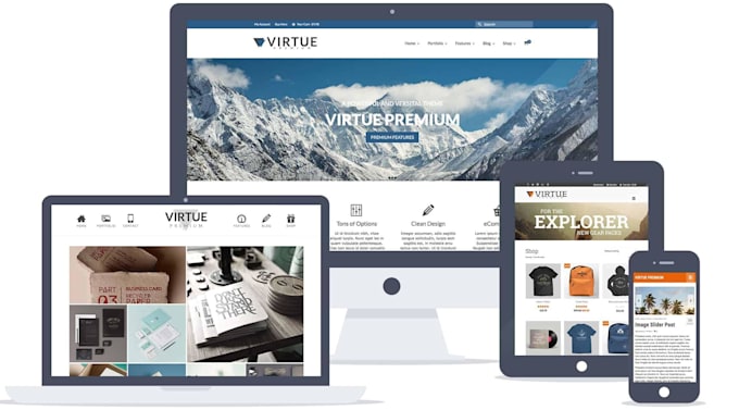 make a complete website by wordpress