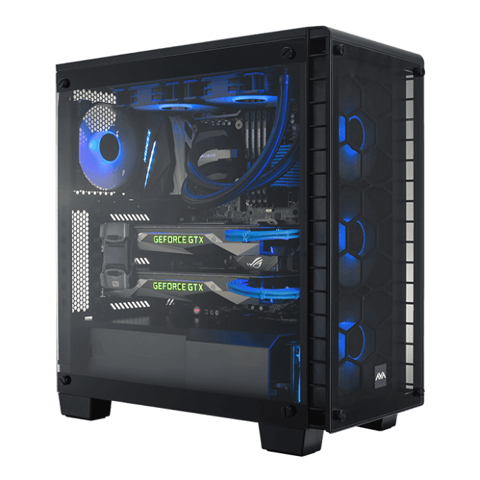 Мод pc. Системный блок на базе Intel Core i7. Игровые корпуса для ПК голубой. Игровой компьютер Gaming 4770. ПК на базе