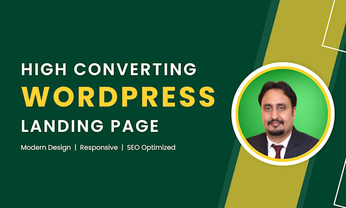 create responsive wordpress landing page