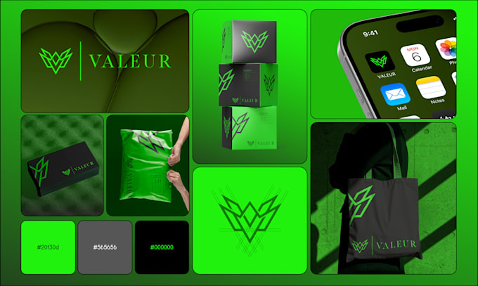 do modern, creative logo design and branding kit