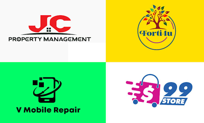 do modern business logo design and brand identity