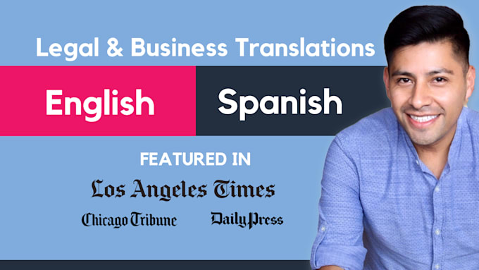 translate any spanish or english business or legal document
