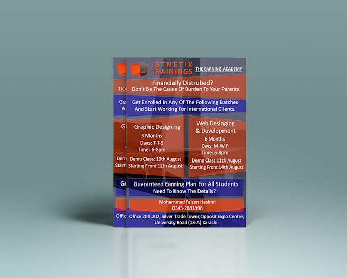 design an attractive flyer or brochure