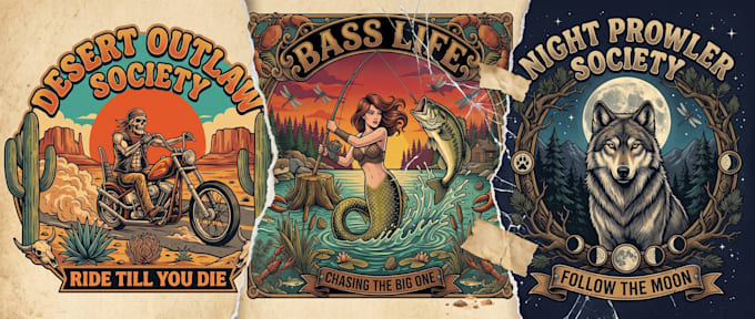 design vintage retro t shirt illustration