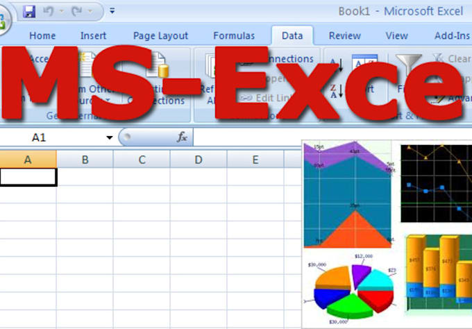 any work in ms excel, graphs, filtering, subtotaling, v lookup, h lookup etc