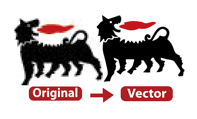 vector tracing, convert, redraw logo professionally