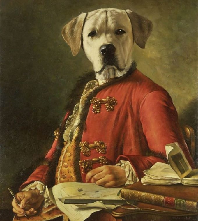 Create Portrait Of Your Pet In Beautiful Old Painting By Hm Bilal