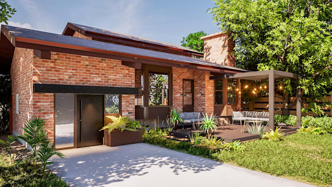 render house or building using twinmotion and lumion
