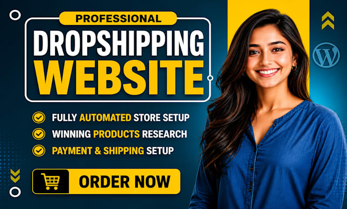 build dropshipping website for passive income