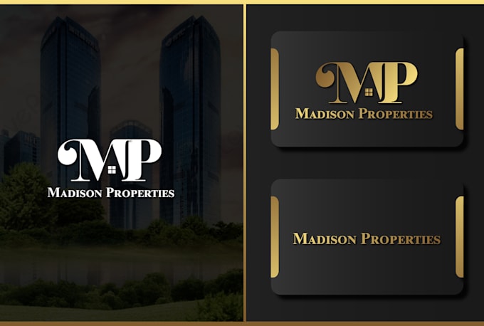 do modern unique business 3d logo design