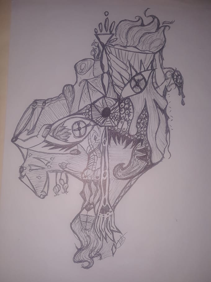 draw a freestyle ink image to match your request