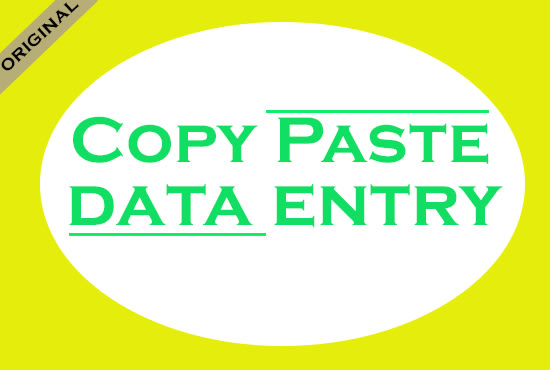 copy paste, typing, data entry, web research, b2b lead generation