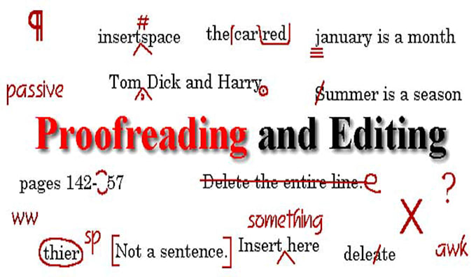 professionally proofread and edit content
