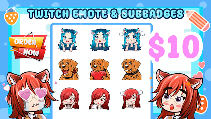 create express custom emotes, sub badges for kick, twitch, youtube