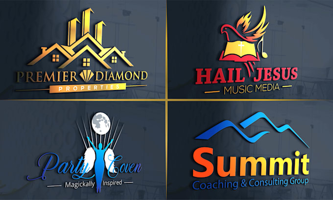 inspiration de logo de consultant