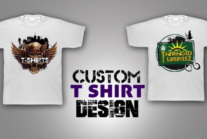 Make your own custom t shirt design with mock up by Noushadonattu | Fiverr
