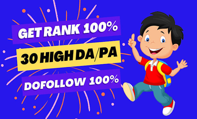 manually create 30 high da pa dofollow backlinks