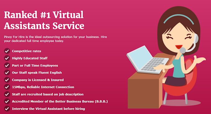 reliable virtual assistant for business support