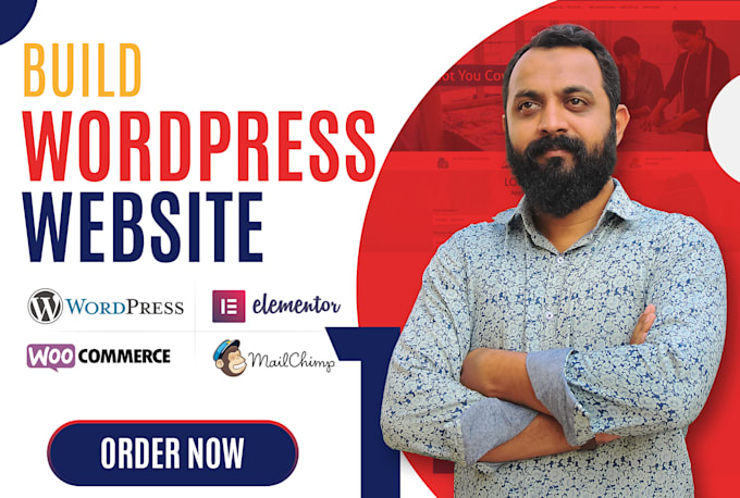 create professional wordpress website design and development with elementor
