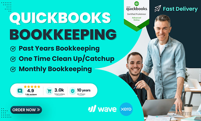 do quickbooks online bookkeeping with quickbooks clean up and wave accounting