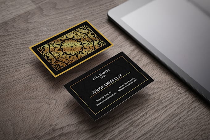 design professional eye catching luxury business card
