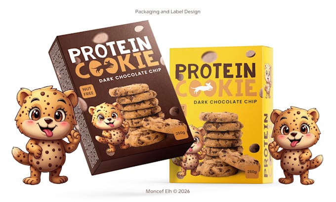 create product packaging box, mailer box, pouch, rigid box and mylar bag design