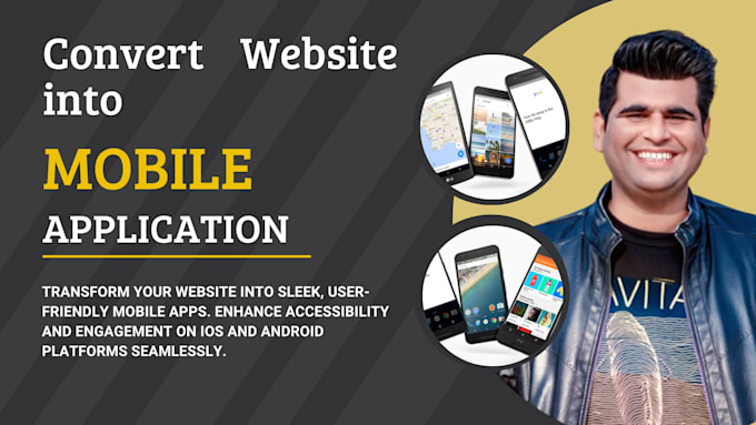 convert your website into android and ios mobile application