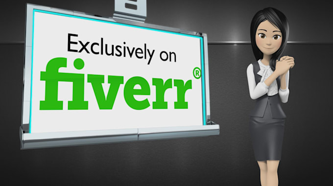 create promotional video with 3d character