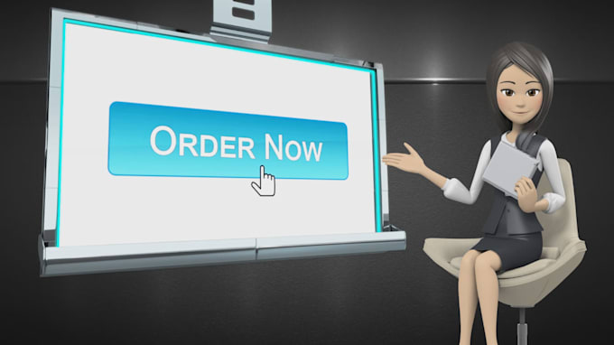 create 3d spokesperson promotional video