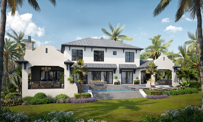 3d exterior render, 3d interior render,swedish house 3d etc