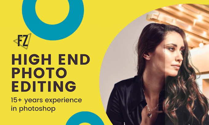 do photo editing and retouching with background change