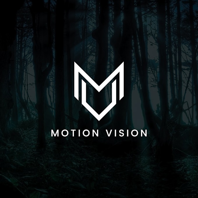 create monogram minimalist flat logo