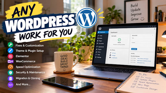 handle any wordpress task