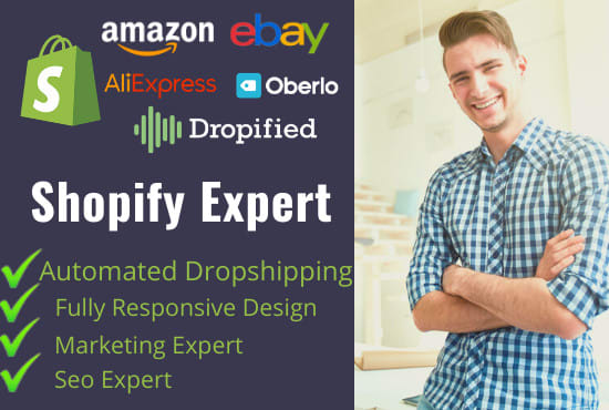 Top 5! I will build shopify dropshipping store and branded shopify website