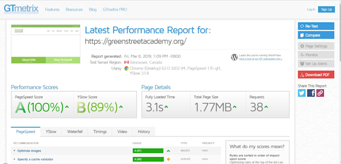speed up your wordpress website