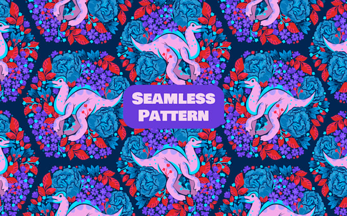 create an unique seamless pattern for you