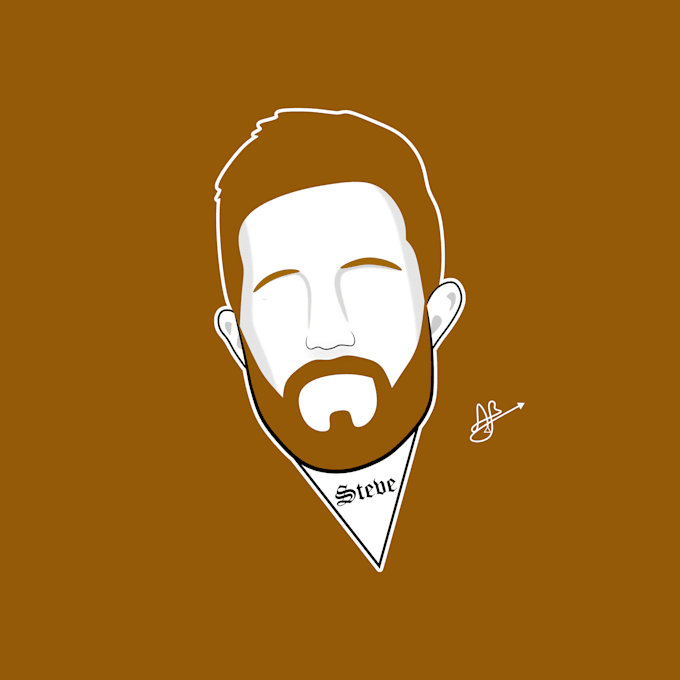 draw a minimalist gaming avatar from your photo