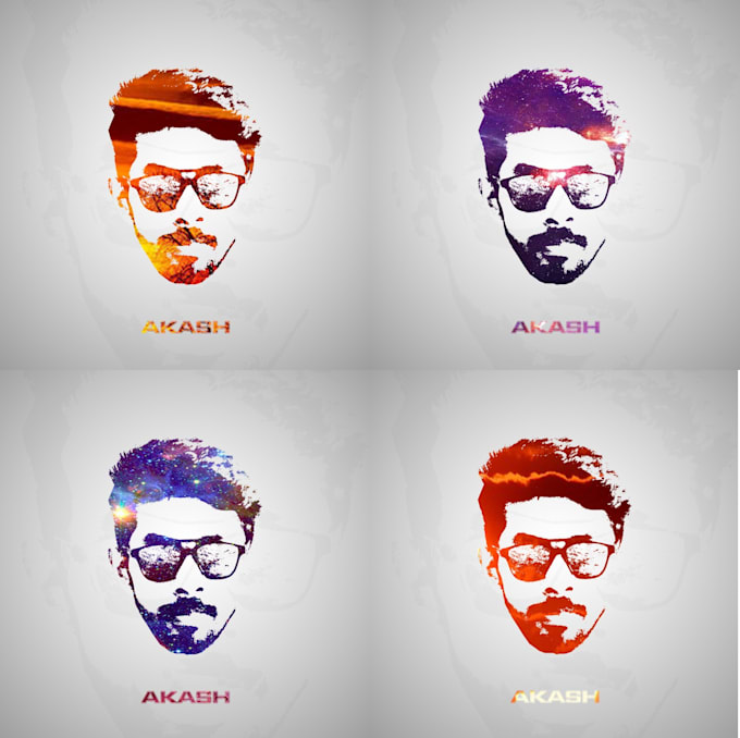 do your 4 face logo design