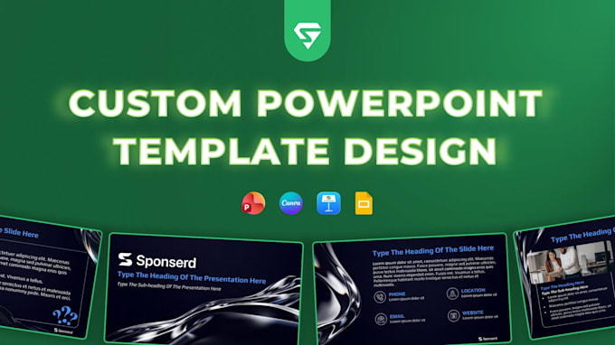 create powerpoint template or google slides theme with master slides